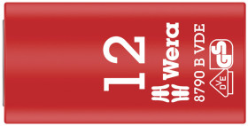 Nasadka Izolowana nasadka standardowa z gniazdem 3/8 cala 12mm Wera