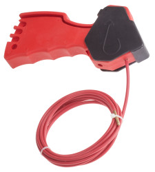 Blokada Blokada linkowa RS PRO Czarny, czerwony zamki: 6