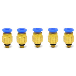 PC4-M5 (Blue) Pneumatic Connectors (5-pack)