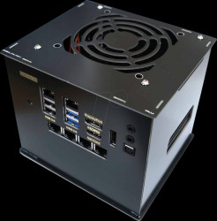 G230913102483 ODROID H4 Gehäuse 3, für 4x 2,5 SATA + Netzwerkkarte