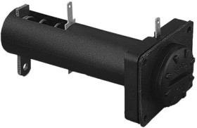 Battery holder for mignon cell, 1 cell, panel mounting, BX0011/1