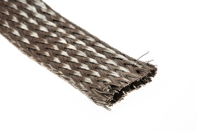 Tuleja kablowa Możliwość rozbudowy Srebrny Plecionka Miedź Alpha Wire 0.781 cal 30m FIT Wire Management