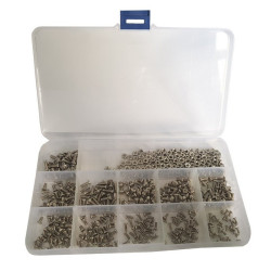 Zestaw śrub i nakrętek 530szt. M2 M2.5 M3