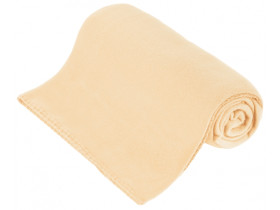 Koc polarowy 130x150 cm TEESA - kremowy