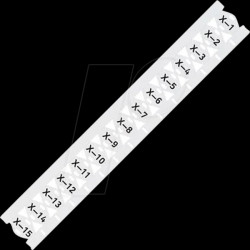 211-835 Cable bundle markers for smart printer, 25x11 mm, white