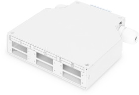 DIN rail adapter, 6 x SC/DX, 2 row, (W x H x D) 125 x 35 x 130 mm, gray, DN-96890