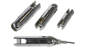 Krętlik Stalowy Do Przeciągania Liny 50Kn / Krętlik Przeciwskrętny Do Kabli /...