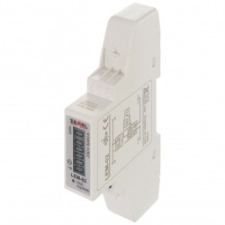 Licznik zużycia energii elektrycznej 1-fazowy 5/50A 1-modułowy z wyświetlaczem LCD ZAMEL