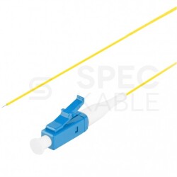 Pigtail światłowodowy FO SM LC/UPC 9/125 G657A1 Easy Strip bezhalogenowy LSOH żółty 2m LANBERG