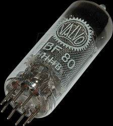 EBF80 Electron tube, multiple tube, Noval, 9-pin, 6.3 V