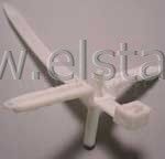 Uchwyt do kabli z kołkiem montażowy 8mm