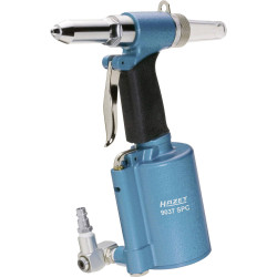 Hazet 9037Spiece Rivet Gun 6.3 Bar 2.4-4.8mm Rivets Metal Housing