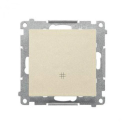 Simon 55 Łącznik krzyżowy (moduł) 10 AX, 250 V~, szybkozłącza Szampański mat TW7.01/144