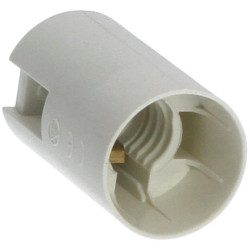 Oprawka do żarówki E14 38/T210/BB biała VLM