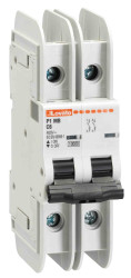 Wyłącznik nadprądowy MCB, Typ C, 2-biegunowy, 40A, 400V, na szynę DIN, Lovato P1MBUL2PC40