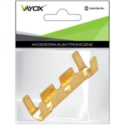 Konektor nieizolowany dwustronne U 1.5-4.0mm2 miedziany (5szt) VA0297 Vayox