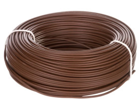 Przewód instalacyjny H07V-K (LgY) 2,5 brązowy /100m/
