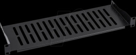 26990400 19" shelf, 1U, black