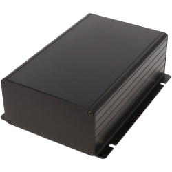 Hammond 1455NF1601BK Extruded Enclosure Side Mounting 160X103X53 Black Anodise
