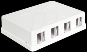 86208 Delock keystone 4-port empty enclosure