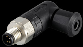 42-00027 SAL M8 x 1, 4-pin, plug, angled