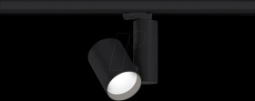 91345 ProRail3 rail spotlight Zeuz, 15°, 2860 lm, 33 W, 4000 K, dimmab