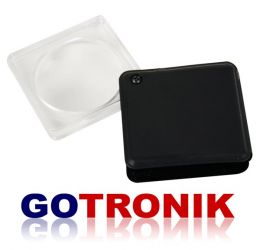 Lupa kieszonkowa kwadratowa 10x