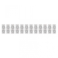 Kostka terminal block 12×10,0 mm biała EMOS A4007