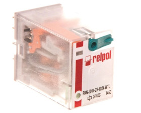 Przekaźnik przemysłowy 4P 24V DC AgNi R4N-2014-23-1024-WTL