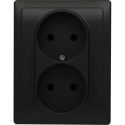 KOS 66 Gniazdo podwójne kompletne 2x2P 16A 250V 660935