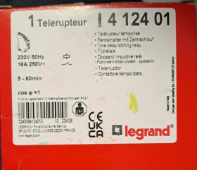 Przekaźnik bistabilny PB 441 230VAC 1NO cichy ze zwłoką czasową 412401