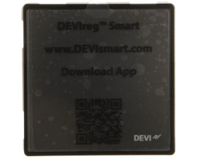 Termostat dotykowy DEVIreg Smart 240V 16A 5-45C IP21 czarny 140F1143