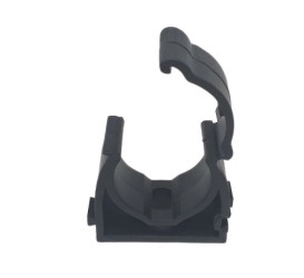 Uchwyt zamykany do rur elektroinstalacyjnych gładkich sztywnych typ UZ 22 czarny EKO 68458 /100szt./