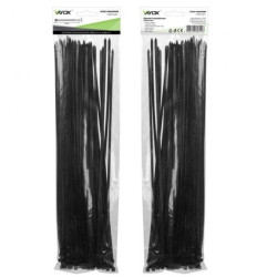 Opaski zaciskowe 4,8mm / 400mm czarne 100 szt. VOZ-48400B Vayox
