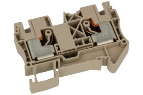 Złączka; na szynę DIN; DP10; szary; sprężynowy; 0,5÷16mm2; 57A; 1kV; 1 tor; Dinkle; RoHS