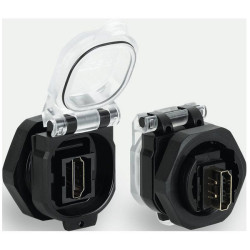 L&#xFC;tze 493090 Sensor/Actuator Recess-Mount Socket 19 Pins HDMI 2.0