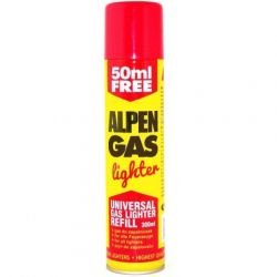 GAZ DO ZAPALNICZEK 300ML ALPEN GAS