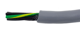 Control Cable liczba żył 5 0,78 mm² Nieekranowany Alpha Wire średnica zew 6.07mm Szary