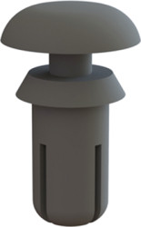 Expanding rivet, hole Ø 8 mm, L 5 mm, PA, for clamping range 2.5 - 3.5 mm, 9717AA01