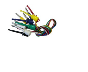 Przewód z zaciskiem krokodylkowym TLA-108, dł. 500mm, Teishin Electric