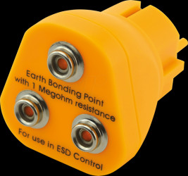 1903EC052 ESD protective-earth contact earthing plug 3 x 10 mm