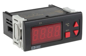 Regulator temperatury wł./wył. RS PRO Uz: 230 V AC wyjście Przekaźnik 1-wyjściowy-wyjściowy wejście Termopara typu J 77