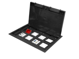 Puszka podłogowa 16-modułowa do montażu osprzętu 22,5x45 (45x45) EM/FLB-SCF320PP