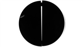 Berker R.1/R.3 Klawisz Podwójny Do Łącznika Czarny 16232045