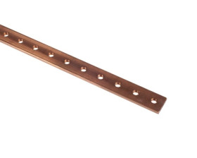 Szyna zbiorcza miedziana 4x18x990mm 037434