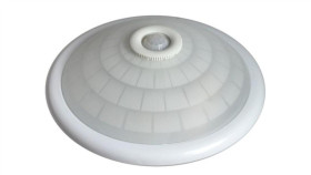 Plafon 2X40w E27 Z Czujnikiem Pir Szkło Iglo