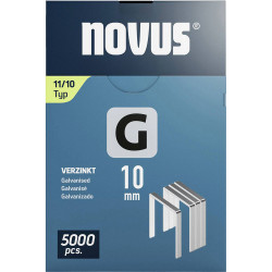 Novus 042-0767 Flat Crown Type 11 Clips 5000 pieces for Securing Films