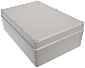 ABS enclosure, (L x W x H) 279.9 x 189.7 x 95.45 mm, light gray, IP67, 4U63281910019