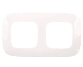 VALENA ALLURE Ramka podwójna biała 754302