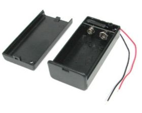 KOSZYK NA 6F22 9V Z POKRYWĄ I WŁĄCZNIKIEM (KOSZ-01679)